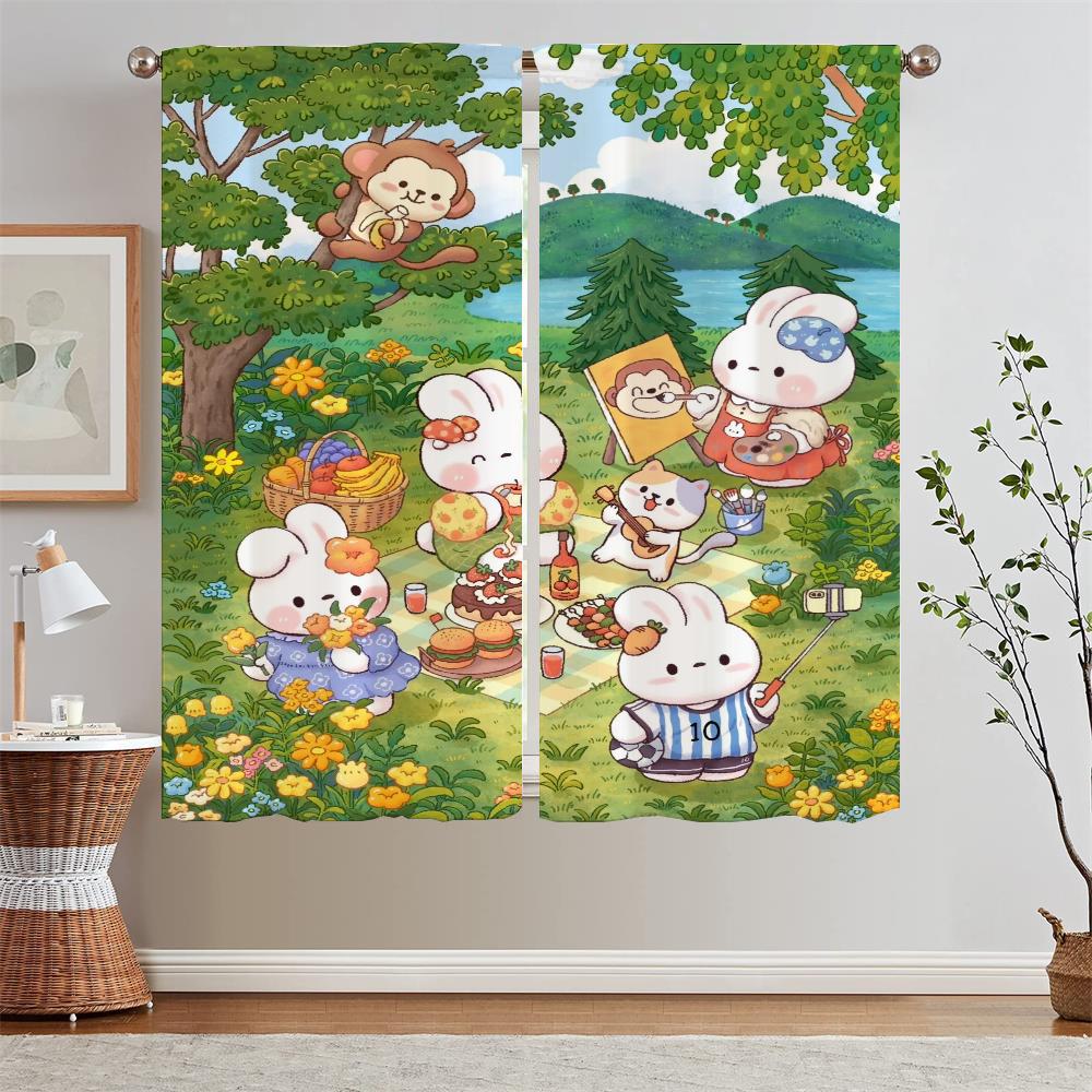 Forest Picnic Party Tentacles Elegant Room Curtains for Living Room Home and Decoration Chiffon Curtain Tiebacks Curls Blinds W50xH70cmx2pcs-CL
Forest Picnic Party Tentacles Elegant Room Curtains for Living Room Home and Decoration Chiffon Curtain Tiebacks Curls Blinds W50xH70cmx2pcs-CL