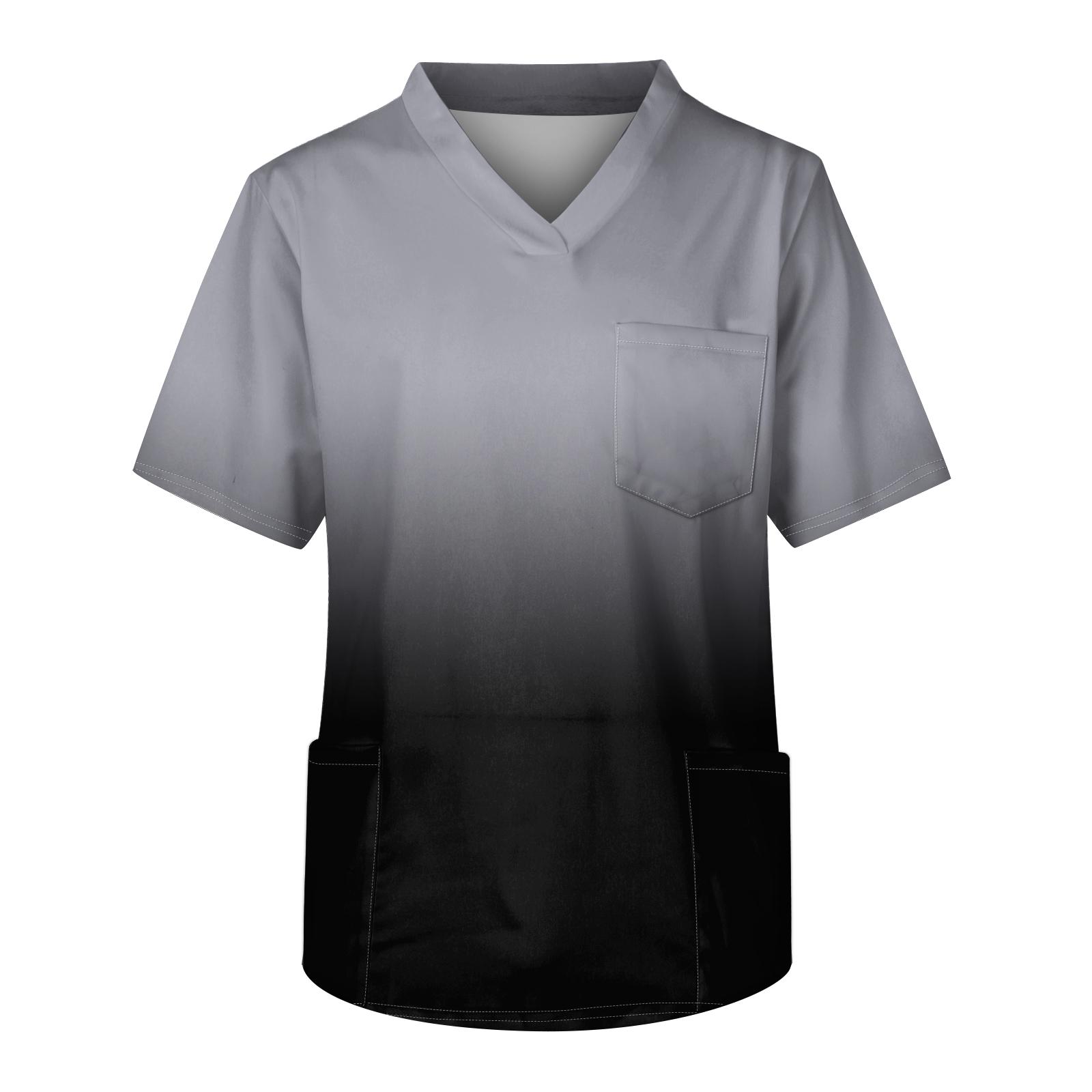 Мужская рабочая блузка с короткими рукавами и v-образным вырезом с принтом, топ с нагрудным карманом S
Мужская рабочая блузка с короткими рукавами и v-образным вырезом с принтом, топ с нагрудным карманом S