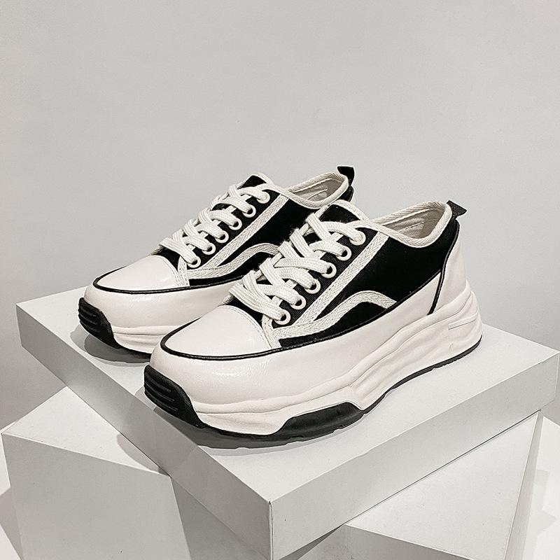Small White Shoes Women s Thick Bottom New Round Head Fashion Inner Heightening Sports Lace-up Canvas Shoes Casual Melting Sneakers
Small White Shoes Women s Thick Bottom New Round Head Fashion Inner Heightening Sports Lace-up Canvas Shoes Casual Melting Sneakers