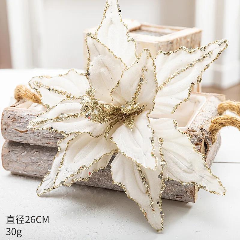 Nordic Champagne Christmas Flower Glitter Simulation Sequins Flower Christmas Tree Decorations Flower Hanging Ornaments
Nordic Champagne Christmas Flower Glitter Simulation Sequins Flower Christmas Tree Decorations Flower Hanging Ornaments