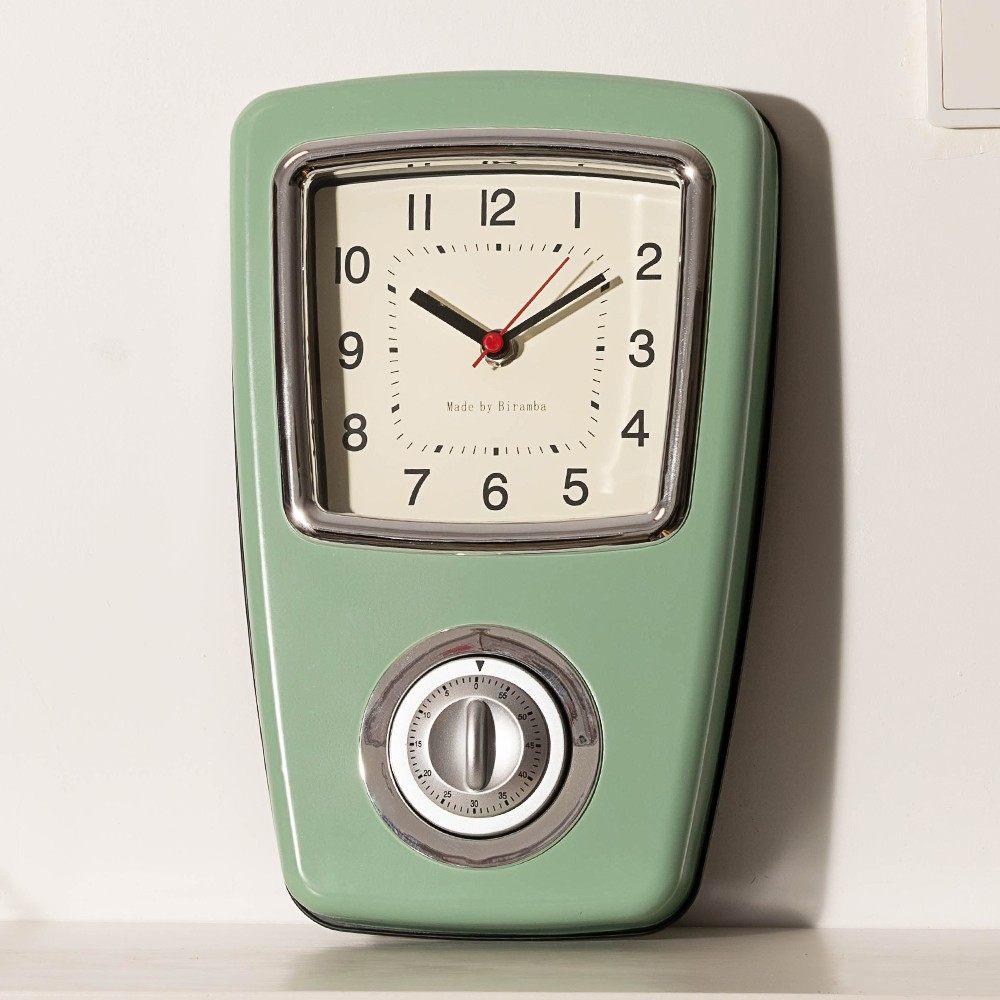 Japanese Style Iron Shell Silent Clock Table Desktop Clock Pendulum Clock Countdown Chime Kitchen Timer (green,30.6x19.8x6cm) зелений
Japanese Style Iron Shell Silent Clock Table Desktop Clock Pendulum Clock Countdown Chime Kitchen Timer (green,30.6x19.8x6cm) зелений