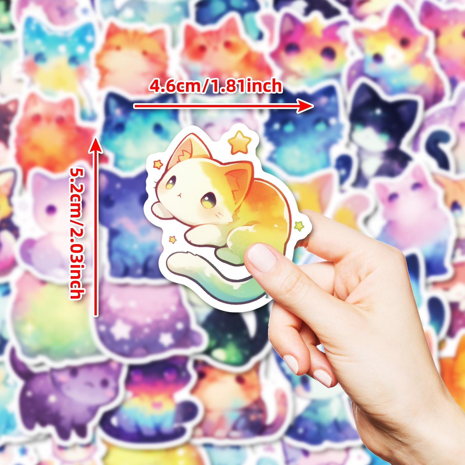 50 Adorable Cartoon Starry Sky Kitten Stickers for Laptop, Notebook, and Phone Case Decoration
50 Adorable Cartoon Starry Sky Kitten Stickers for Laptop, Notebook, and Phone Case Decoration
