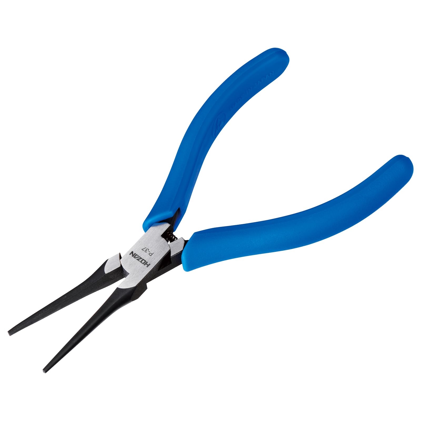 HOZAN Miniature Nose Pliers, ESD Nose Pliers, Anti-Static Soft Grip, Total Length 138mm, Weight 60g, P-37
HOZAN Miniature Nose Pliers, ESD Nose Pliers, Anti-Static Soft Grip, Total Length 138mm, Weight 60g, P-37