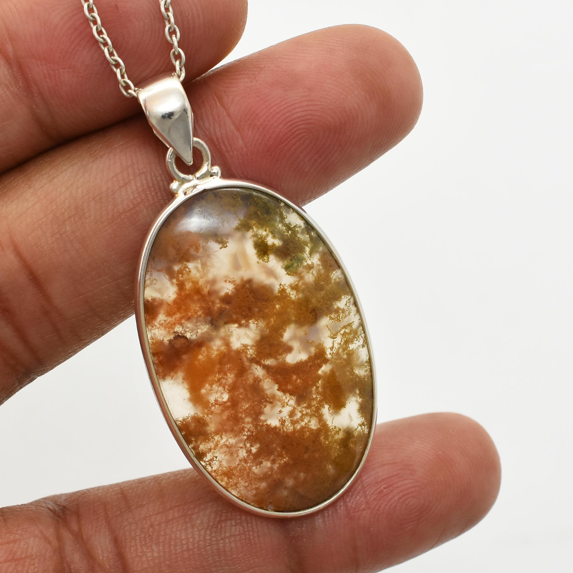 Oregon Moss Agate Pendant Necklace, Gemstone Necklace, 925 Sterling Silver Pendant Necklace, Handmade Silver Jewelry 1.95 Inches Length оранжевый
Oregon Moss Agate Pendant Necklace, Gemstone Necklace, 925 Sterling Silver Pendant Necklace, Handmade Silver Jewelry 1.95 Inches Length оранжевый