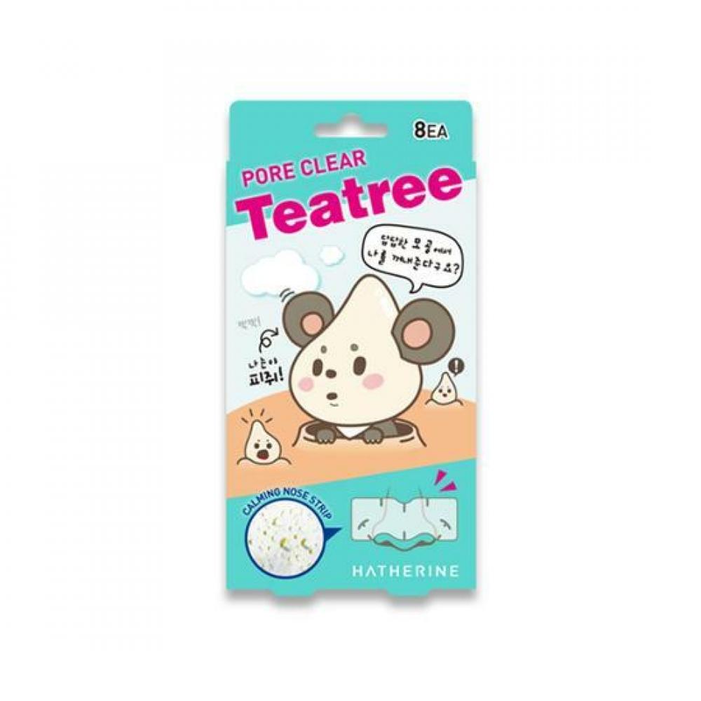 Heatherin Pore Clear Tea Tree Nose Pack 8 листов 
Heatherin Pore Clear Tea Tree Nose Pack 8 листов