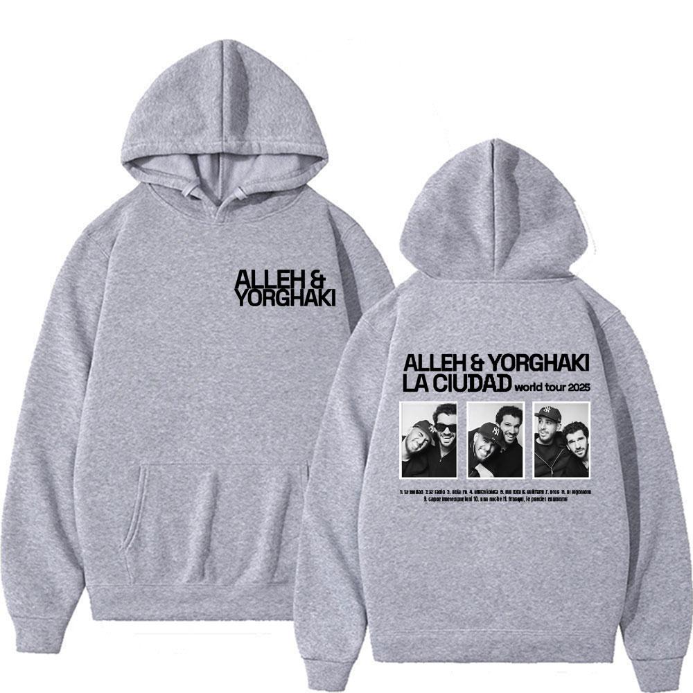 Alleh & Yorghaki La Ciudad Worid Tour 2025 Merch Hoodies Men s Clothing Long Sleeve Hip Hop Hoodie Vintage Sweatshirt Streetwear 3XL
Alleh & Yorghaki La Ciudad Worid Tour 2025 Merch Hoodies Men s Clothing Long Sleeve Hip Hop Hoodie Vintage Sweatshirt Streetwear 3XL