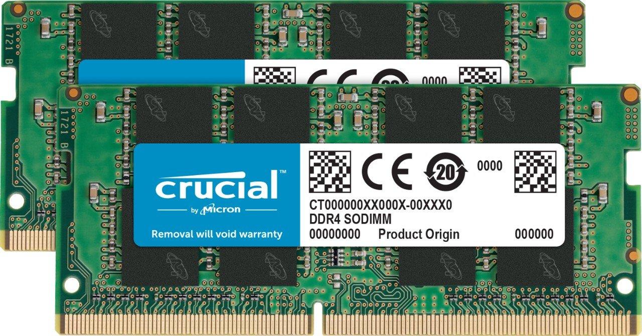 Crucial Laptop Expansion Memory 16GB DDR4 CL22 SODIMM 260pin CT2K8G4SFS832A (8GBx2) 3200MT/s (PC4-25600)
Crucial Laptop Expansion Memory 16GB DDR4 CL22 SODIMM 260pin CT2K8G4SFS832A (8GBx2) 3200MT/s (PC4-25600)