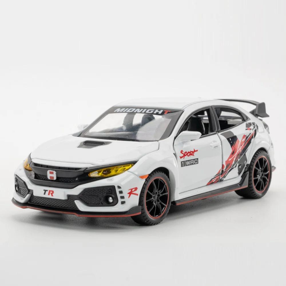 1/32 Alloy Diecast Honda Civic TYPE-R Sport Car Model Toy with Light Music Wheel Pull Back Vehicle Toys Gifts for Boy Collection белый
1/32 Alloy Diecast Honda Civic TYPE-R Sport Car Model Toy with Light Music Wheel Pull Back Vehicle Toys Gifts for Boy Collection белый