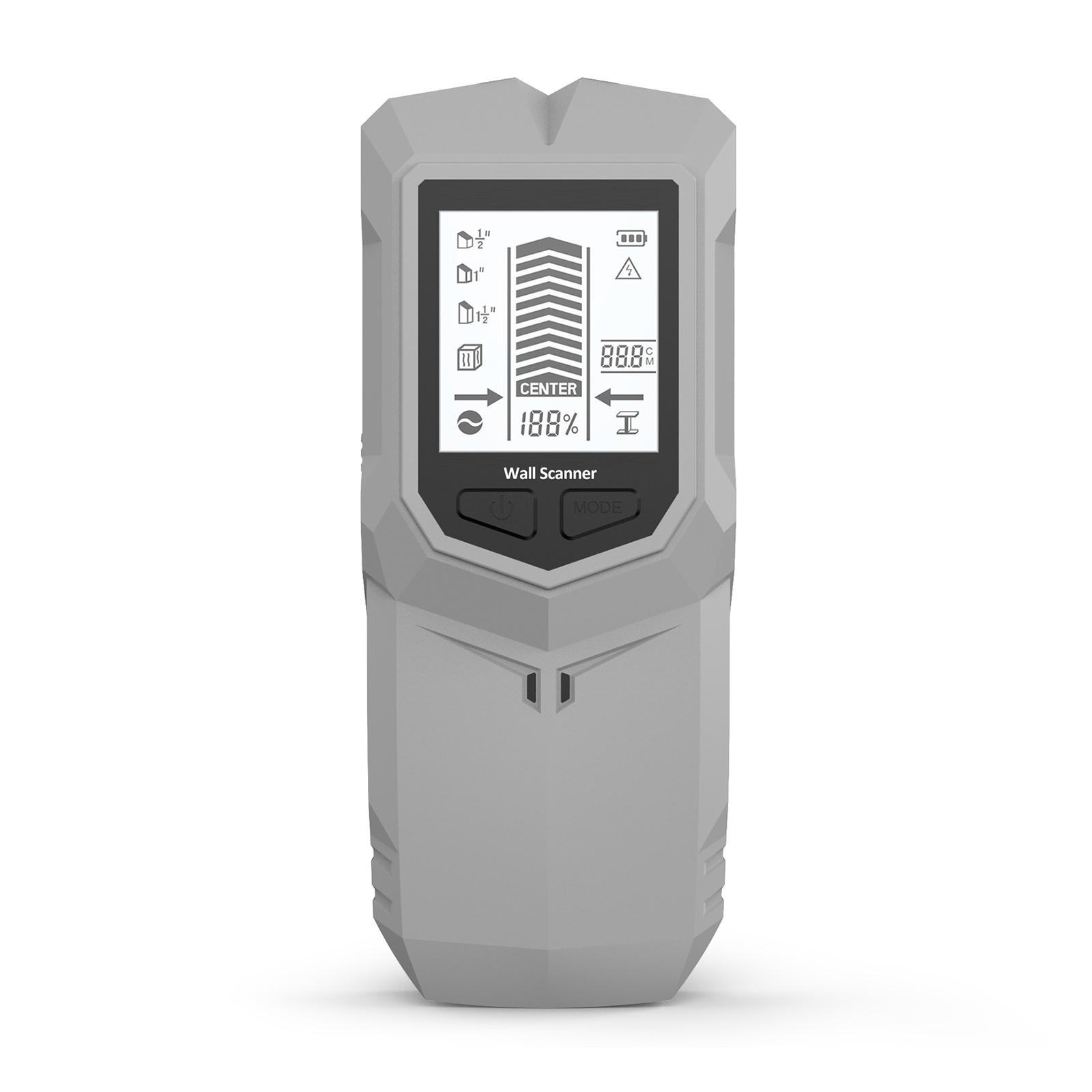 HW-910 6 in 1 Wall Scanner Stud Finder Multifunctional Metal Detector for Wood Metal Studs AC Wires Pipes Depth Tester
HW-910 6 in 1 Wall Scanner Stud Finder Multifunctional Metal Detector for Wood Metal Studs AC Wires Pipes Depth Tester
