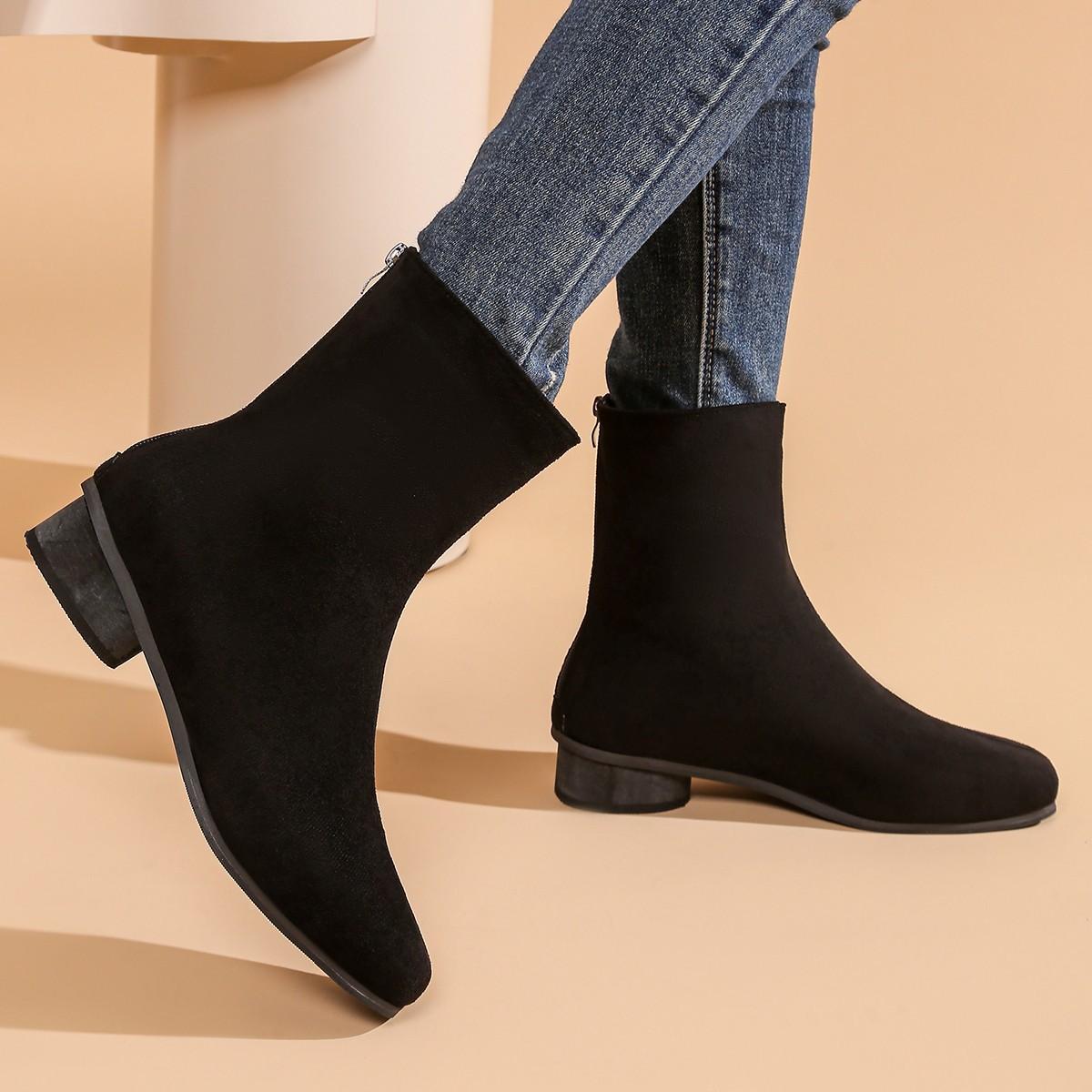 2025wish foreign trade large size thick heel non-slip thin boots women wear pointed rear zipper velvet warm women s boots 35 чёрный
2025wish foreign trade large size thick heel non-slip thin boots women wear pointed rear zipper velvet warm women s boots 35 чёрный