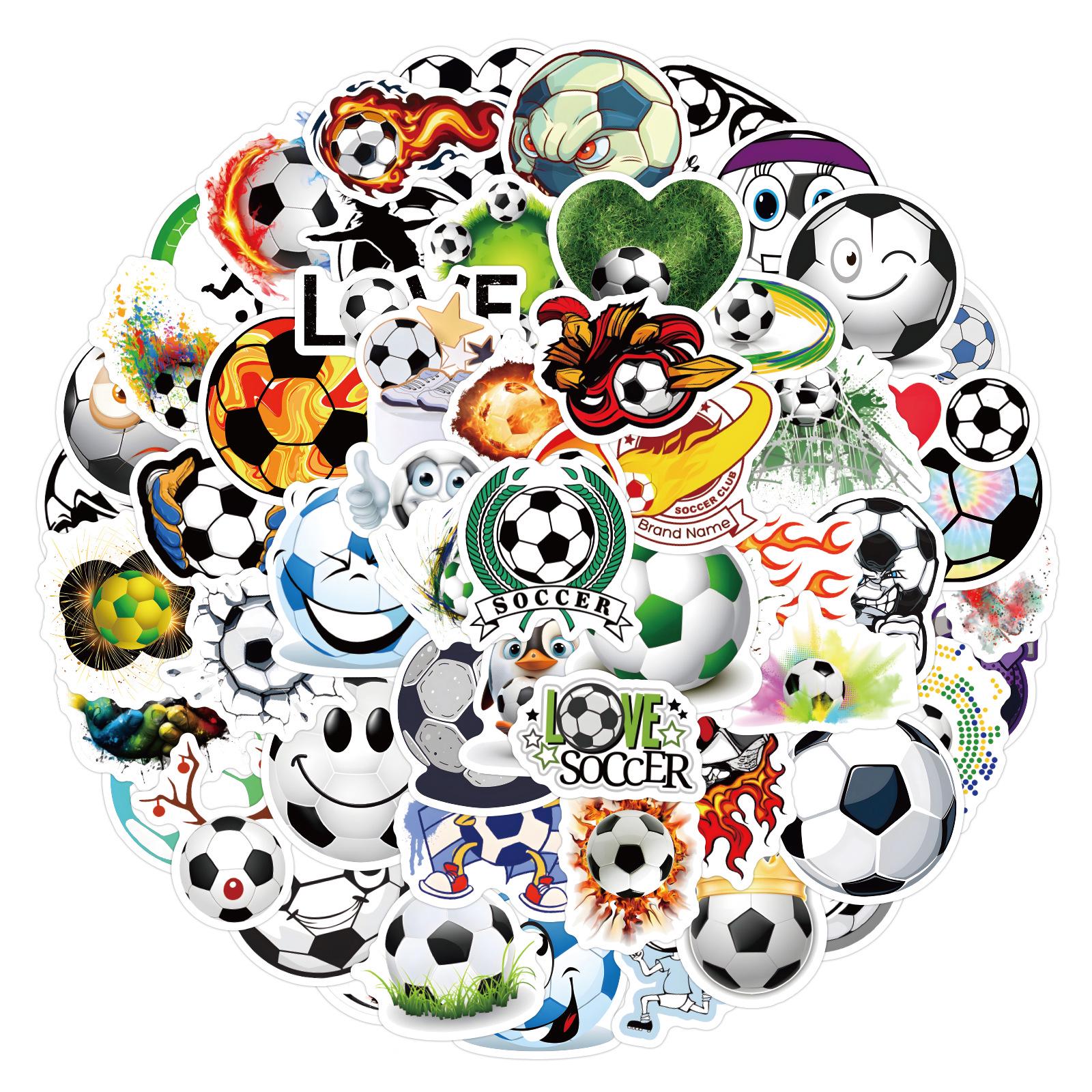 120 Waterproof Sports Cartoon Football Stickers for Journals, Water Bottles, and Computers
120 Waterproof Sports Cartoon Football Stickers for Journals, Water Bottles, and Computers