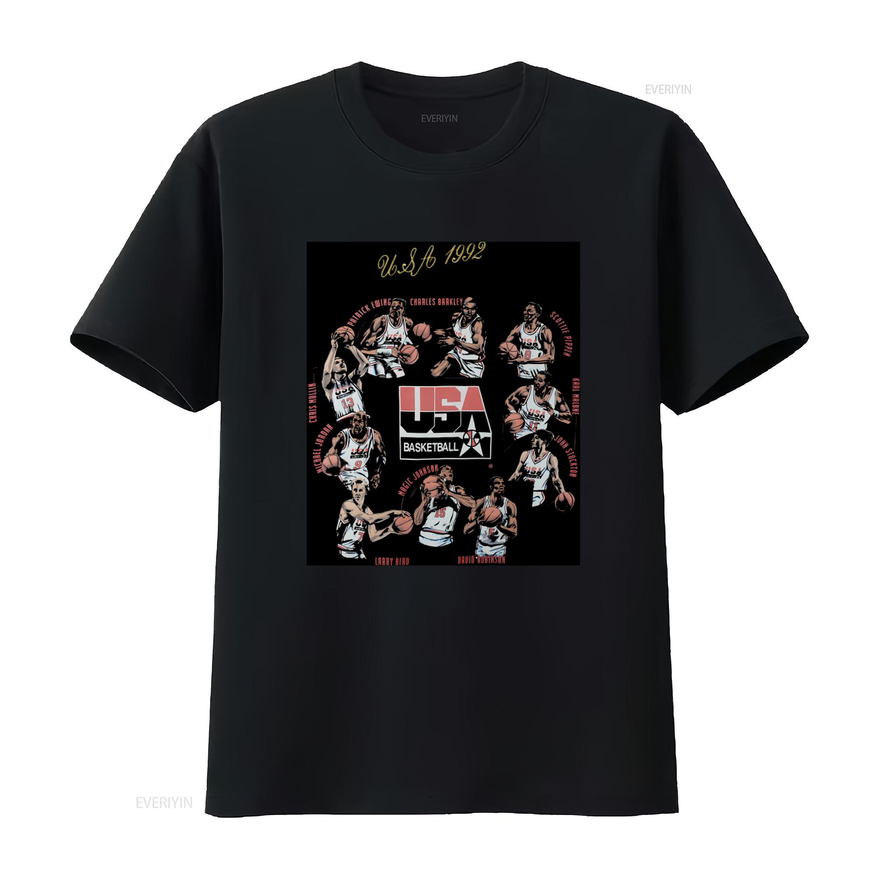 Vintage 1992 USA Basketball Dream Team Caricature T Shirt XL Retro Sports vintage Washed Soft streetwear Unisex Breathable 4XL
Vintage 1992 USA Basketball Dream Team Caricature T Shirt XL Retro Sports vintage Washed Soft streetwear Unisex Breathable 4XL