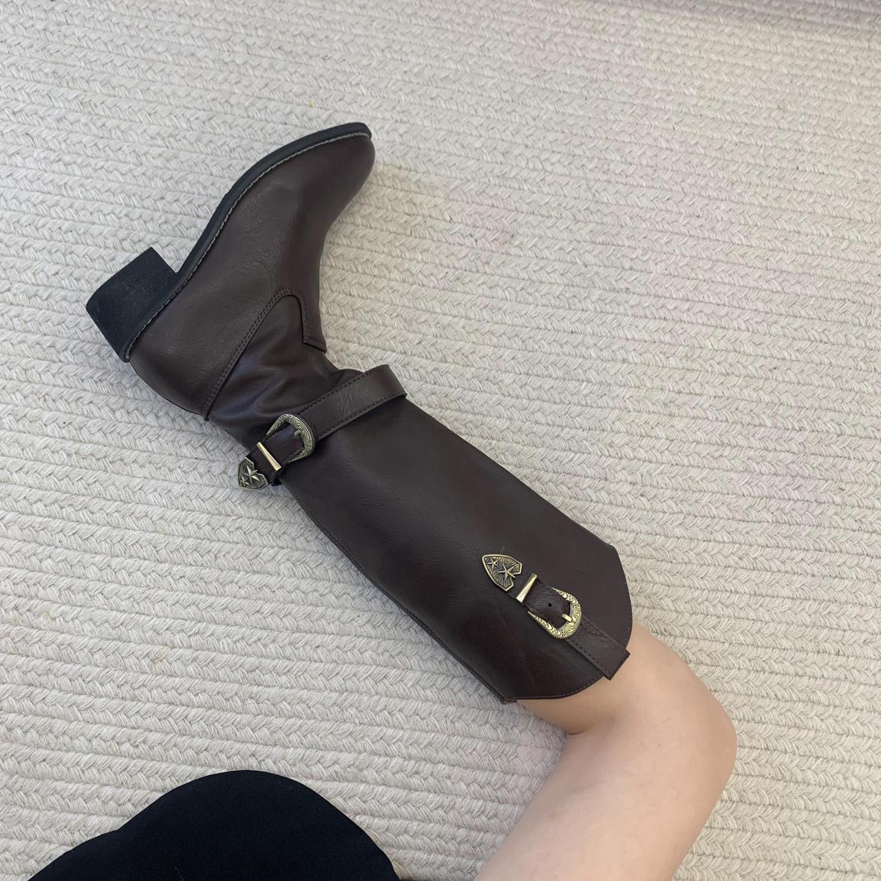 Fashion Autumn Cowboy Boots for Women Fashion Slip on Long Pipe Boots Female Square High Heel Trend Winter Boots Women Footwear Q340 35 коричневый
Fashion Autumn Cowboy Boots for Women Fashion Slip on Long Pipe Boots Female Square High Heel Trend Winter Boots Women Footwear Q340 35 коричневый