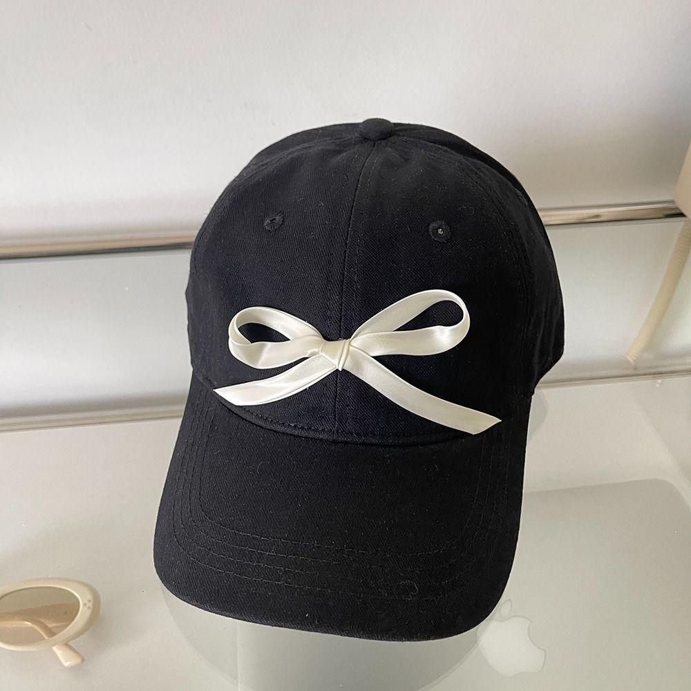 Solid Color Bow Baseball Cap Adjustable Peaked Cap Fashion Korean Style Sun Hat Streetwear
Solid Color Bow Baseball Cap Adjustable Peaked Cap Fashion Korean Style Sun Hat Streetwear