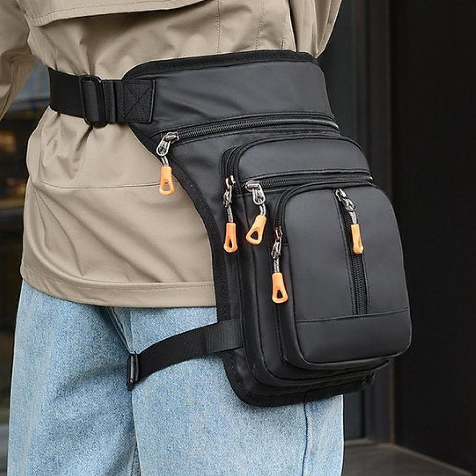 Мужская поясная сумка Crossbody Fanny Pack Motorcycle Drop Leg Многофункциональная портативная сумка для бедер Middle Zipper Black
Мужская поясная сумка Crossbody Fanny Pack Motorcycle Drop Leg Многофункциональная портативная сумка для бедер Middle Zipper Black