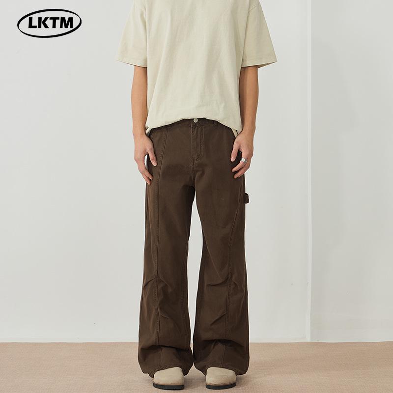 LKTM Mellard Retro Cleanfit Micro-Flare Pants: Trendy Loose Casual Wear for Men & Women XL (135-150 jin) кавовий
LKTM Mellard Retro Cleanfit Micro-Flare Pants: Trendy Loose Casual Wear for Men & Women XL (135-150 jin) кавовий