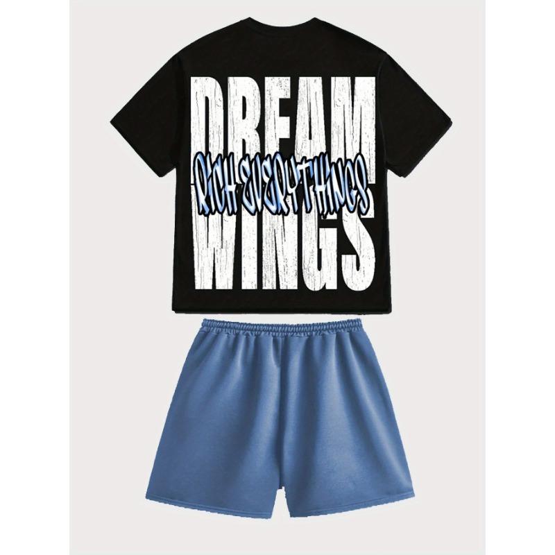 Men s suit short sleeve T-shirt and shorts XL
Men s suit short sleeve T-shirt and shorts XL