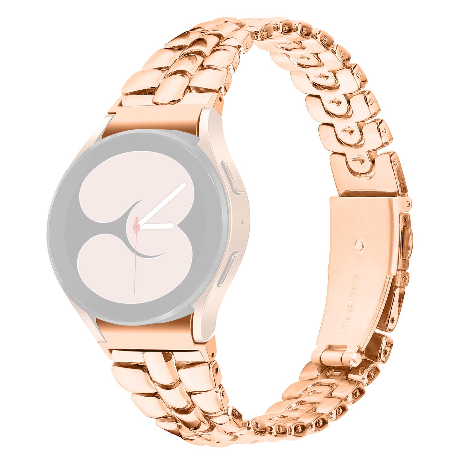 For Samsung Galaxy Watch FE 40mm/Watch4/Watch4 Active/Watch 5/Watch 5 Active Slim Watch Band Seamless Metal Watch Strap Rose Gold
For Samsung Galaxy Watch FE 40mm/Watch4/Watch4 Active/Watch 5/Watch 5 Active Slim Watch Band Seamless Metal Watch Strap Rose Gold