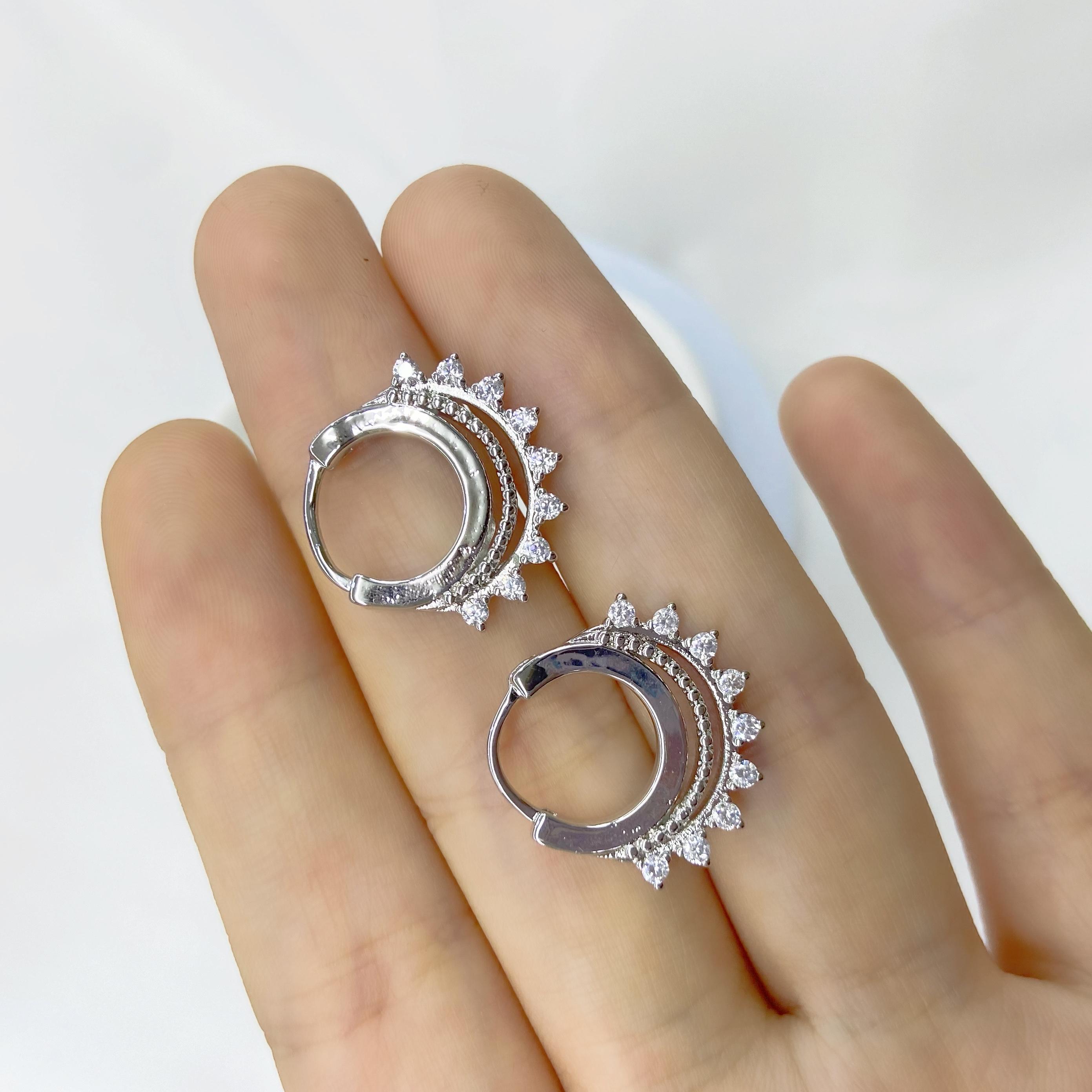 HECHENG 1pair mini ear clip wholesale CZ lace design ethnic earrings gold Copper color copper Zircon for women
HECHENG 1pair mini ear clip wholesale CZ lace design ethnic earrings gold Copper color copper Zircon for women