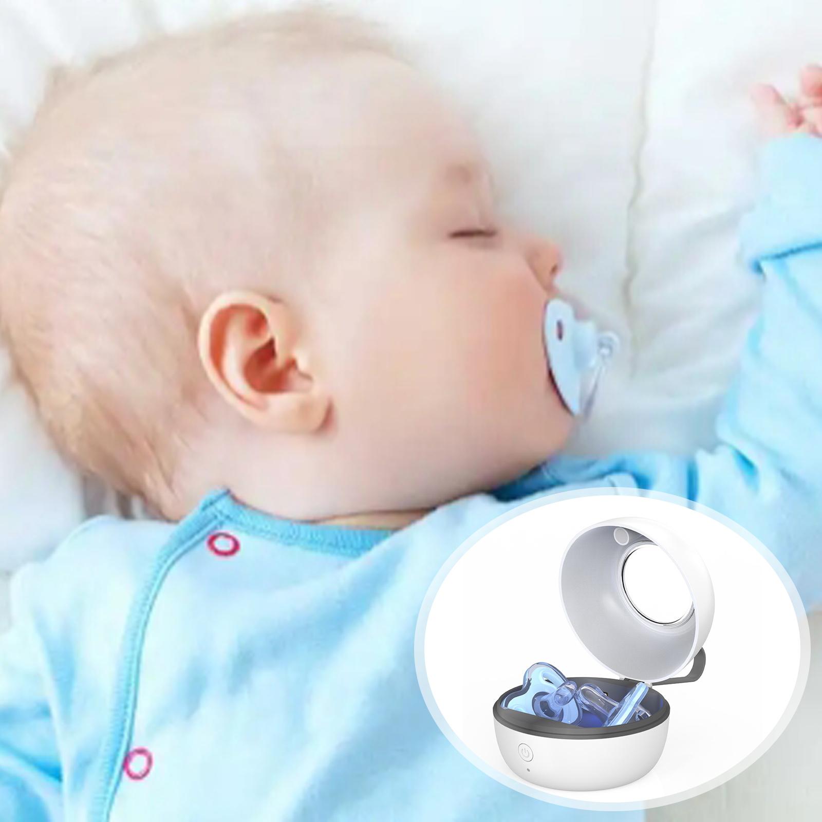 USB Type C Rechargeable Pacifier Sanitizer UV Light Efficiently Disinfection 3 Minutes Each Time for Travel Parents
USB Type C Rechargeable Pacifier Sanitizer UV Light Efficiently Disinfection 3 Minutes Each Time for Travel Parents