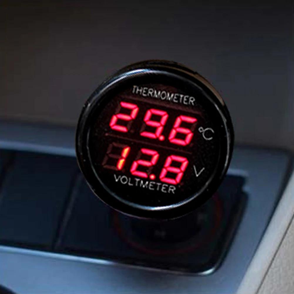 12V 24V Digital Car Voltmeter Thermometer Cigarette Lighter Style 2 in 1 Battery Monitor Voltage Temperature Meter
12V 24V Digital Car Voltmeter Thermometer Cigarette Lighter Style 2 in 1 Battery Monitor Voltage Temperature Meter