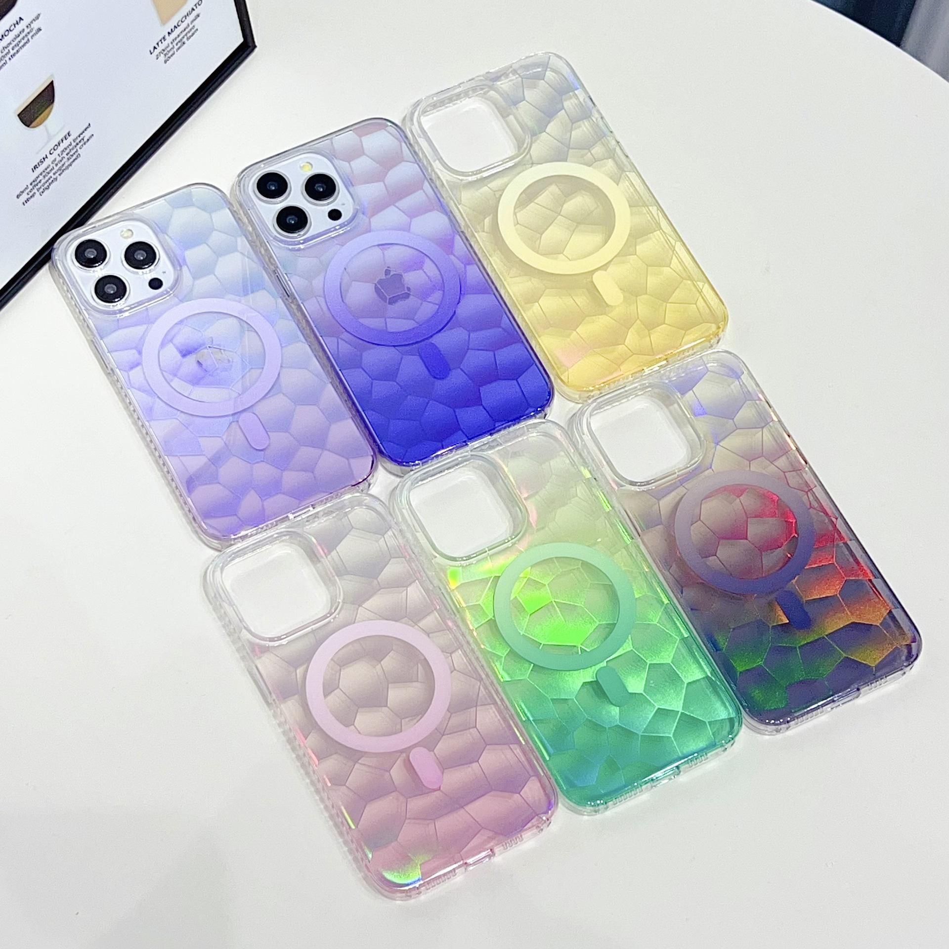 Applicable To IPhone15ProMax Magnetic Laser Gradient Apple 15 Colorful 14 Transparent 13 Water Cube Phone Case iPhone 15 Pro Max фіолетовий
Applicable To IPhone15ProMax Magnetic Laser Gradient Apple 15 Colorful 14 Transparent 13 Water Cube Phone Case iPhone 15 Pro Max фіолетовий