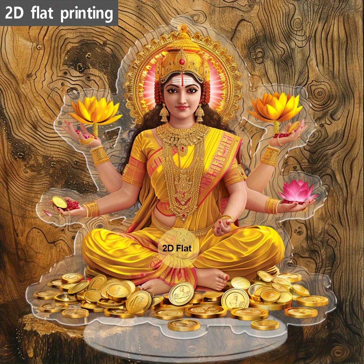 2D Flat Acrylic Multi Arm Goddess Decoration, Indoor and Outdoor Decoration - No Need for Batteries/electricity, Shop Decoration, Durable Outdoor 20*20cm
2D Flat Acrylic Multi Arm Goddess Decoration, Indoor and Outdoor Decoration - No Need for Batteries/electricity, Shop Decoration, Durable Outdoor 20*20cm
