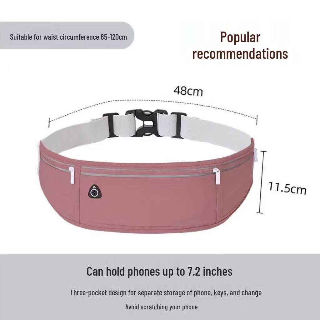 Легка водонепроникна бігова поясна сумка з кишенею для телефону 11.5*35 cm
Легка водонепроникна бігова поясна сумка з кишенею для телефону 11.5*35 cm