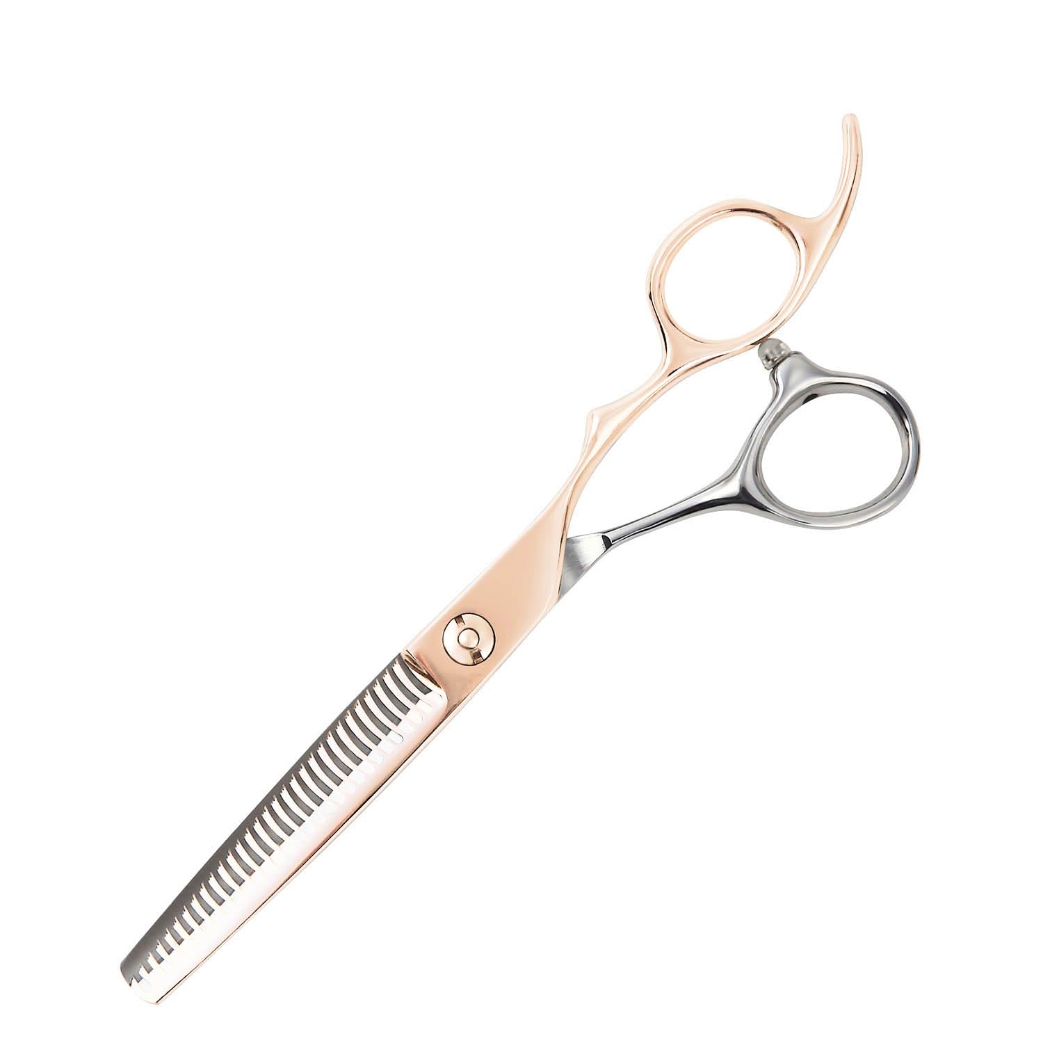 DEEDS Forged Finish Professional Pink Gold Titanium x Silver 3D Handle Thinning Scissors thinning rate x Japanese Scissors Manufacturer Hairdresser
DEEDS Forged Finish Professional Pink Gold Titanium x Silver 3D Handle Thinning Scissors thinning rate x Japanese Scissors Manufacturer Hairdresser