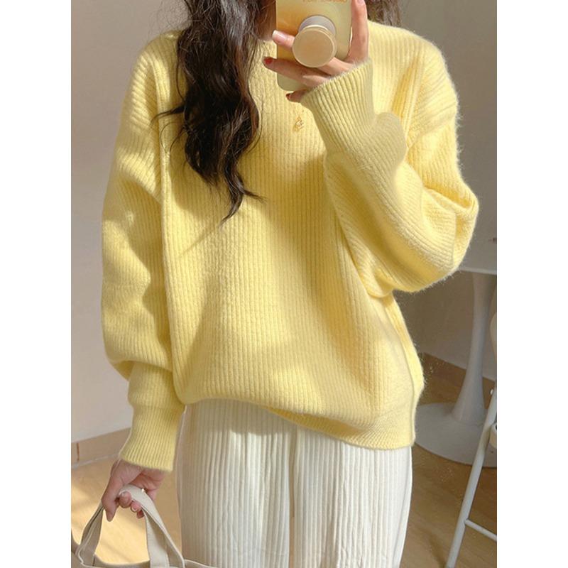 Повседневный пуловер с круглым вырезом, вязаный свитер, женский, новый, осенне-зимний, свободный и тонкий, ленивый стиль, верхняя одежда, вязаный свитер, топ, тренд One size
Повседневный пуловер с круглым вырезом, вязаный свитер, женский, новый, осенне-зимний, свободный и тонкий, ленивый стиль, верхняя одежда, вязаный свитер, топ, тренд One size