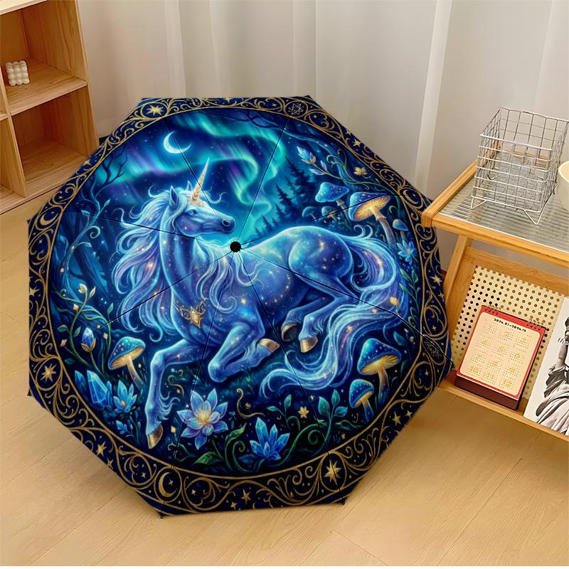 Magical Unicorn Art Printed umbrella windproof folding umbrella portable sun and rain umbrella suitable for gifting
Magical Unicorn Art Printed umbrella windproof folding umbrella portable sun and rain umbrella suitable for gifting