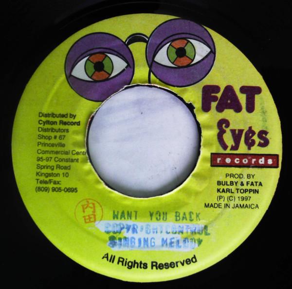 7inch Record SINGING MELODY - Want You Back NONE Fat Eyes Record 1997 Jamaica Reggae, Ska & Dub Used
7inch Record SINGING MELODY - Want You Back NONE Fat Eyes Record 1997 Jamaica Reggae, Ska & Dub Used