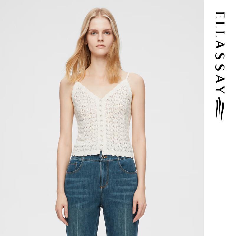 ELLASSAY Женский топ с V-образным вырезом, связанный крючком L
ELLASSAY Женский топ с V-образным вырезом, связанный крючком L