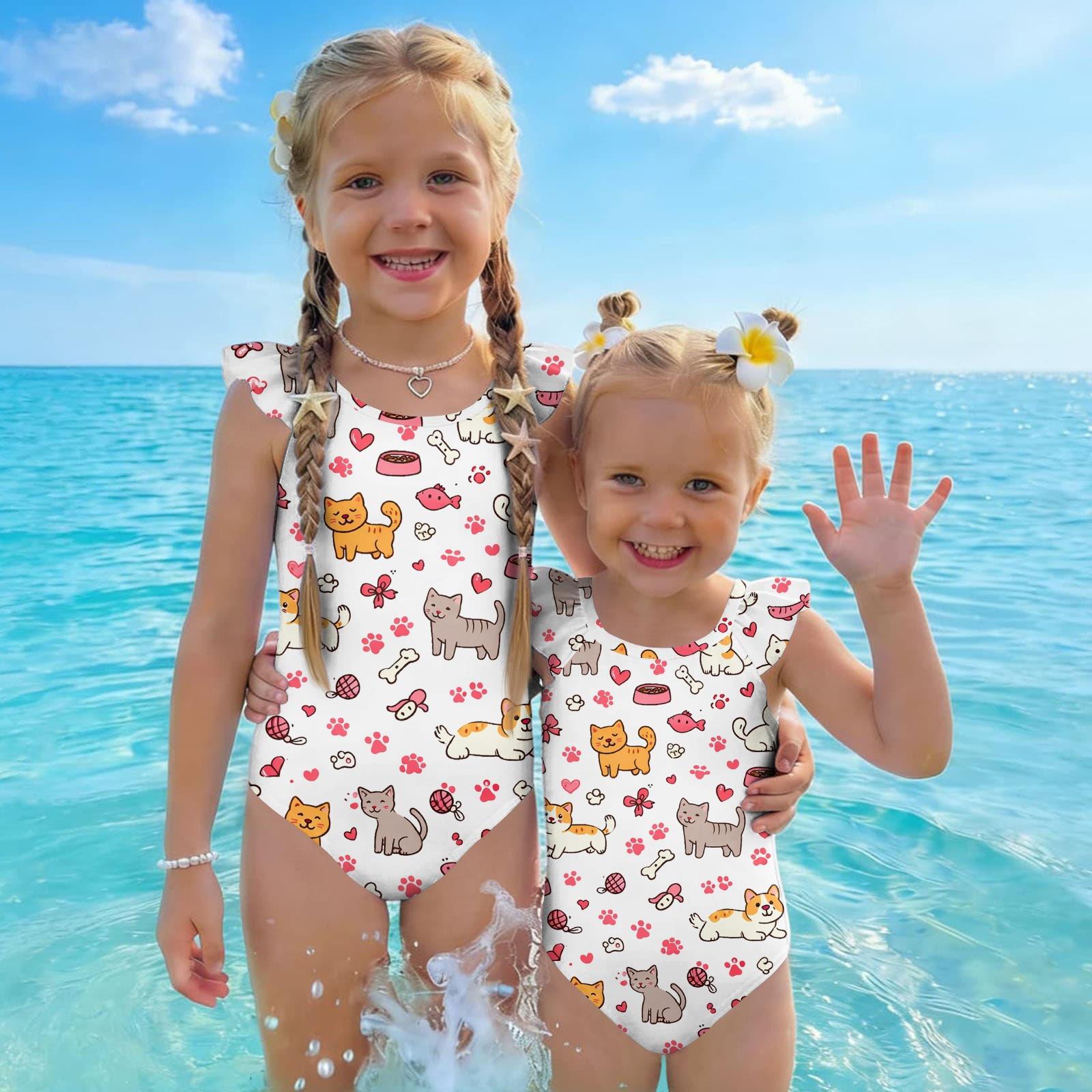 Girls One Piece Swimsuit Summer Animal Print Kids Swimwear Sleeveless Casual Beachwear Toddler Bathing Suit for Children 100
Girls One Piece Swimsuit Summer Animal Print Kids Swimwear Sleeveless Casual Beachwear Toddler Bathing Suit for Children 100