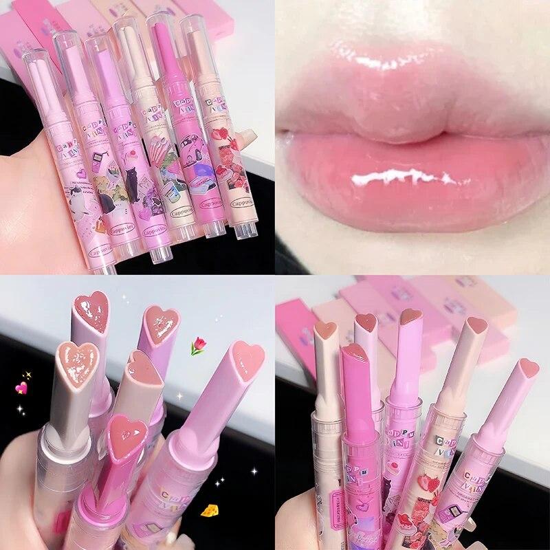 Love Mirror Glass Gloss Solid Llip Glaze Light Heart Губная помада Прозрачное телесное масло для губ Желе Lp Gloss Корейская косметика для макияжа
Love Mirror Glass Gloss Solid Llip Glaze Light Heart Губная помада Прозрачное телесное масло для губ Желе Lp Gloss Корейская косметика для макияжа