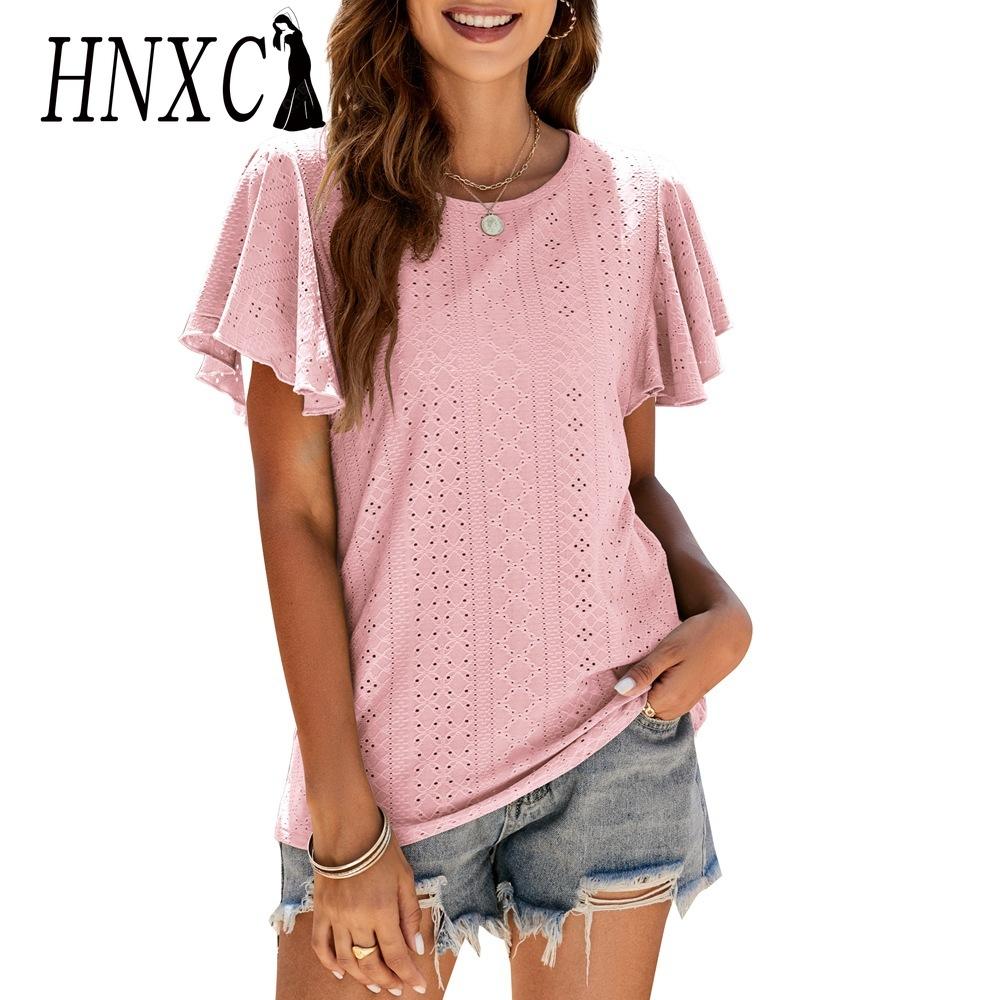 HNXC женские модные повседневные летние однотонные блузки и рубашки с короткими рукавами и круглым вырезом с принтом S белый
HNXC женские модные повседневные летние однотонные блузки и рубашки с короткими рукавами и круглым вырезом с принтом S белый