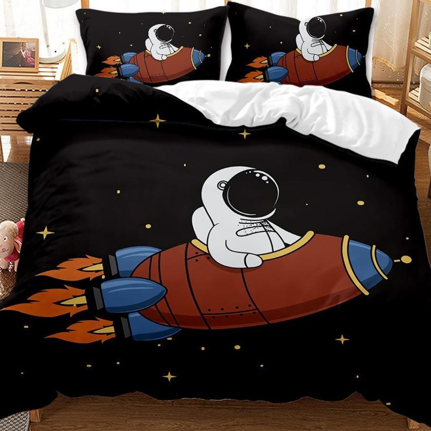 Astronaut Down Comforter Set Bedding Set 3-piece Coverlet Set 135*200cm
Astronaut Down Comforter Set Bedding Set 3-piece Coverlet Set 135*200cm