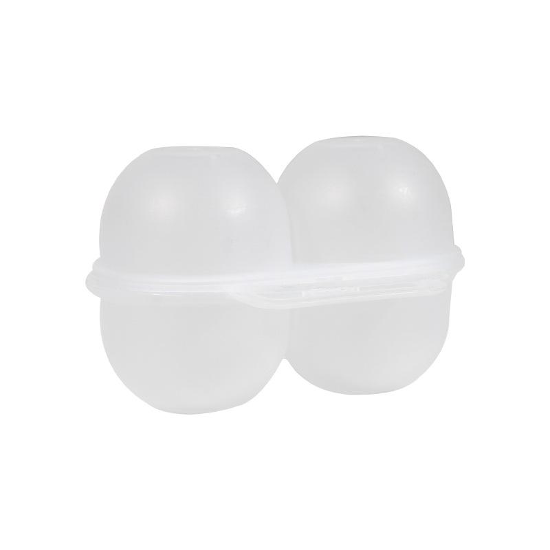 Portable Plastic Egg Storage Tray with 2 Grids - Outdoor & Kitchen Use, Anti-fall Design 2-slot Egg Box прозрачный
Portable Plastic Egg Storage Tray with 2 Grids - Outdoor & Kitchen Use, Anti-fall Design 2-slot Egg Box прозрачный