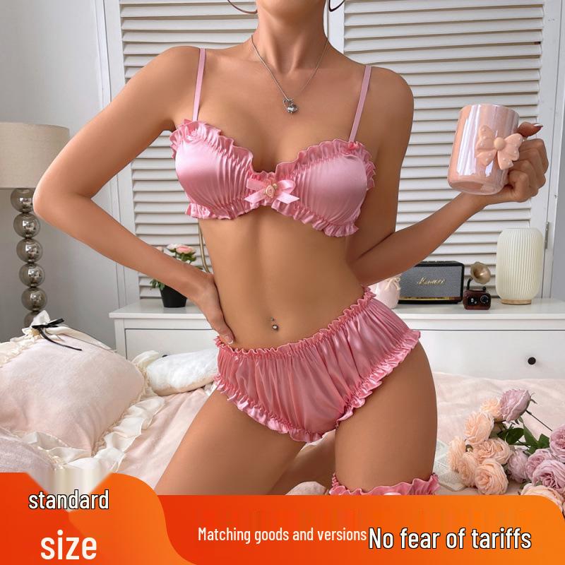European & American Sexy Elastic Satin Lingerie Set - Comfortable, Stylish Homewear for Women in European Sizes Extra Large чёрный
European & American Sexy Elastic Satin Lingerie Set - Comfortable, Stylish Homewear for Women in European Sizes Extra Large чёрный