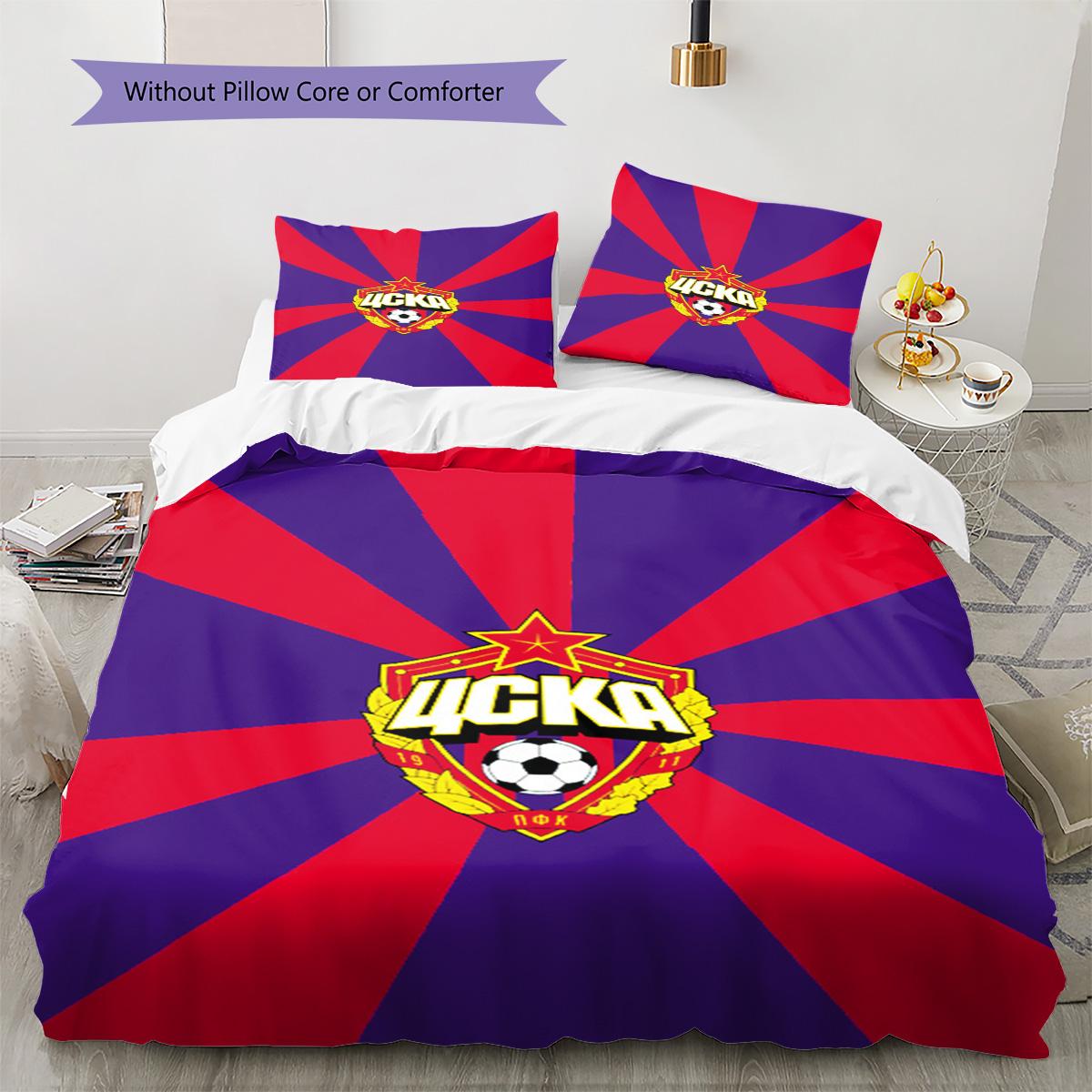 CSKA Moscow Pattern Bedding Set Quilt Cover Pillowcase Home Decor Gift (1 * duvet cover + 2 * pillowcase, without core) 135x200cm
CSKA Moscow Pattern Bedding Set Quilt Cover Pillowcase Home Decor Gift (1 * duvet cover + 2 * pillowcase, without core) 135x200cm