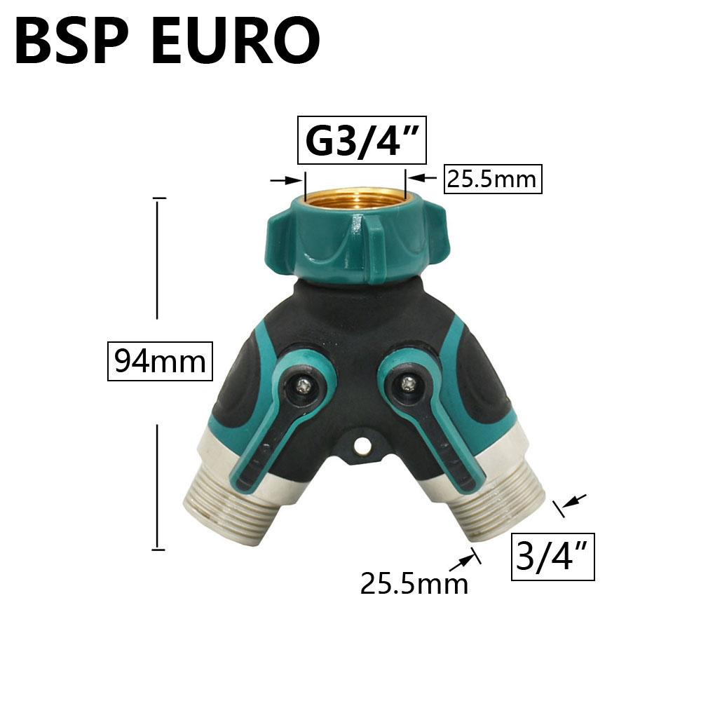 Brass 3/4 Thread Garden Tap Hose Water Splitter 2-Way Garden Irrigation Valve Y Type Watering Adjustable Switch Controller
Brass 3/4 Thread Garden Tap Hose Water Splitter 2-Way Garden Irrigation Valve Y Type Watering Adjustable Switch Controller