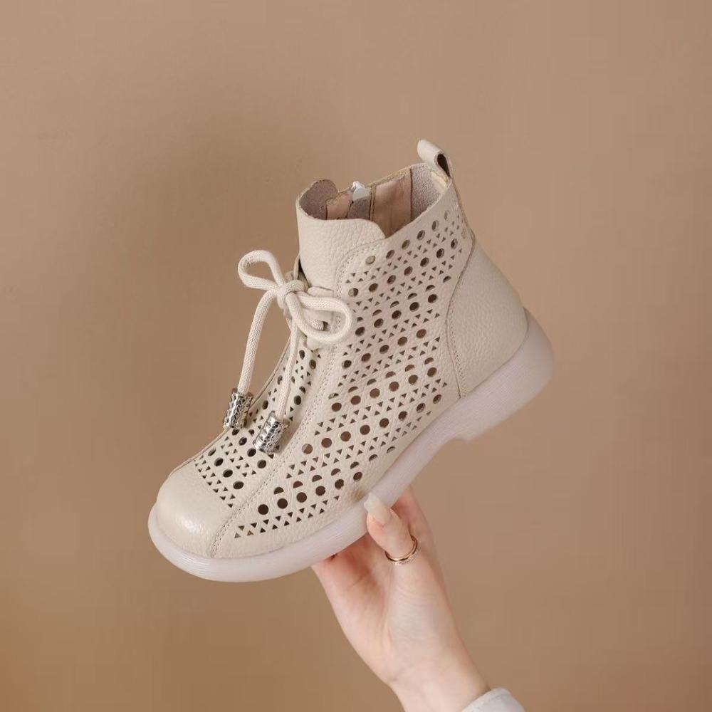 Дихаючі ankle boots жіночі з вирізами зі справжньої шкіри на пласкій підошві на блискавці літні ankle boots повсякденні 40 бежевий
Дихаючі ankle boots жіночі з вирізами зі справжньої шкіри на пласкій підошві на блискавці літні ankle boots повсякденні 40 бежевий