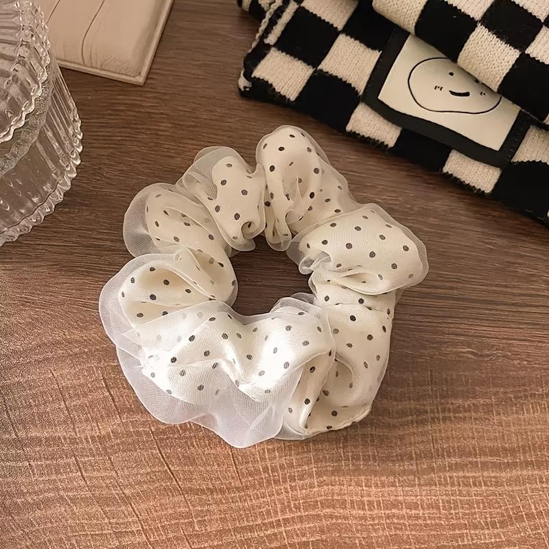 Шикарные сетчатые двухслойные резинки для волос в горошек - Черно-белые, Стильные для вечеринок, дней рождения и подарков на День девочек, Повседневные аксессуары для волос
Шикарные сетчатые двухслойные резинки для волос в горошек - Черно-белые, Стильные для вечеринок, дней рождения и подарков на День девочек, Повседневные аксессуары для волос