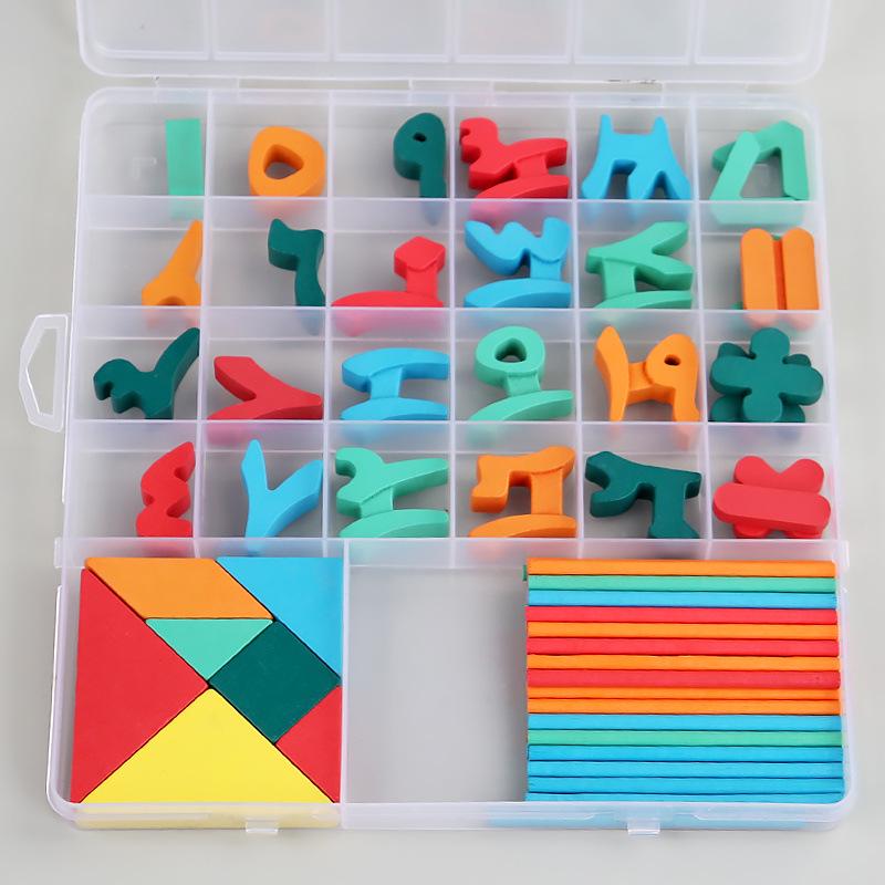 Montessori Math Box: Arabic Numerals & Counting Sticks - Early Education Arithmetic Toys for Addition & Subtraction
Montessori Math Box: Arabic Numerals & Counting Sticks - Early Education Arithmetic Toys for Addition & Subtraction