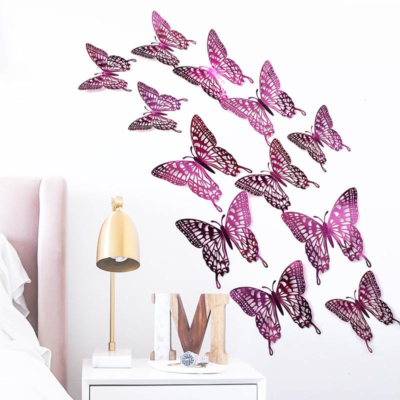 12 Pieces 3D Hollow Butterfly Wall Sticker Bedroom Living Room Home Decoration Paper Butterfly
12 Pieces 3D Hollow Butterfly Wall Sticker Bedroom Living Room Home Decoration Paper Butterfly