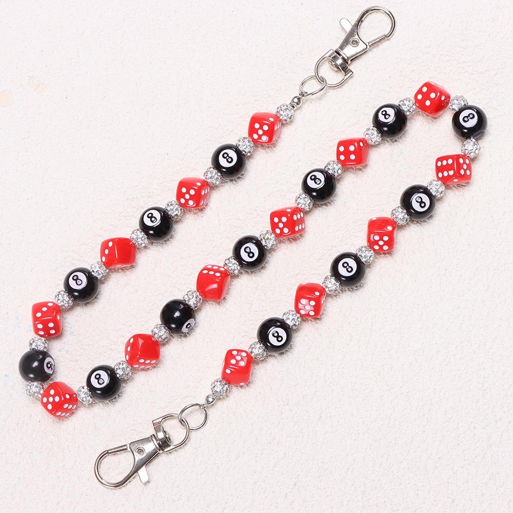 Zinc Zinc Zinc Alloy Colorful Dice Waist Chain Billiard Ball Punk Belt Chain Cool Metal Pants Chain Jeans
Zinc Zinc Zinc Alloy Colorful Dice Waist Chain Billiard Ball Punk Belt Chain Cool Metal Pants Chain Jeans