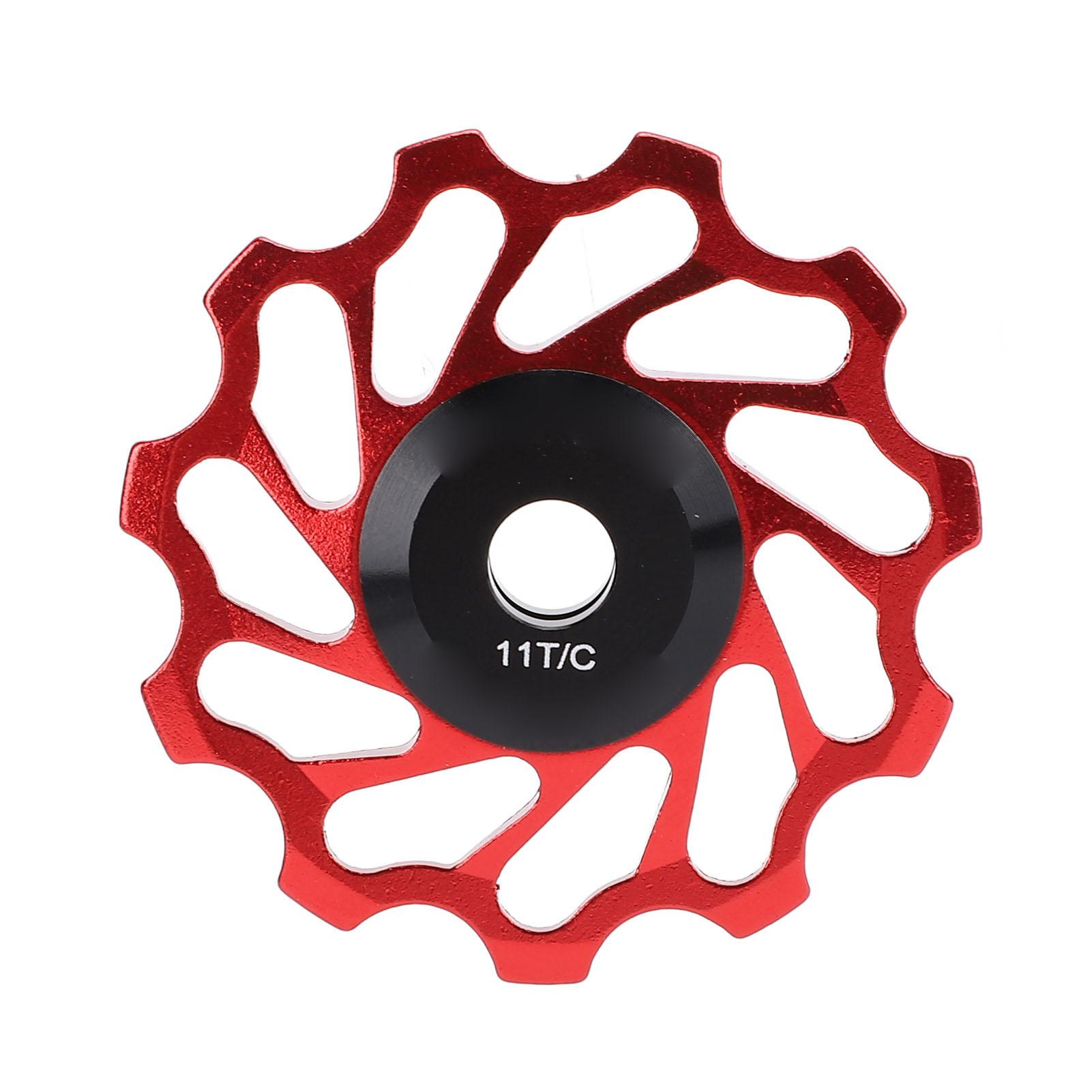 Ролик заднего переключателя велосипеда красный 11T из алюминиевого сплава велосипедный керамический подшипниковый колесный ролик для горного
Ролик заднего переключателя велосипеда красный 11T из алюминиевого сплава велосипедный керамический подшипниковый колесный ролик для горного