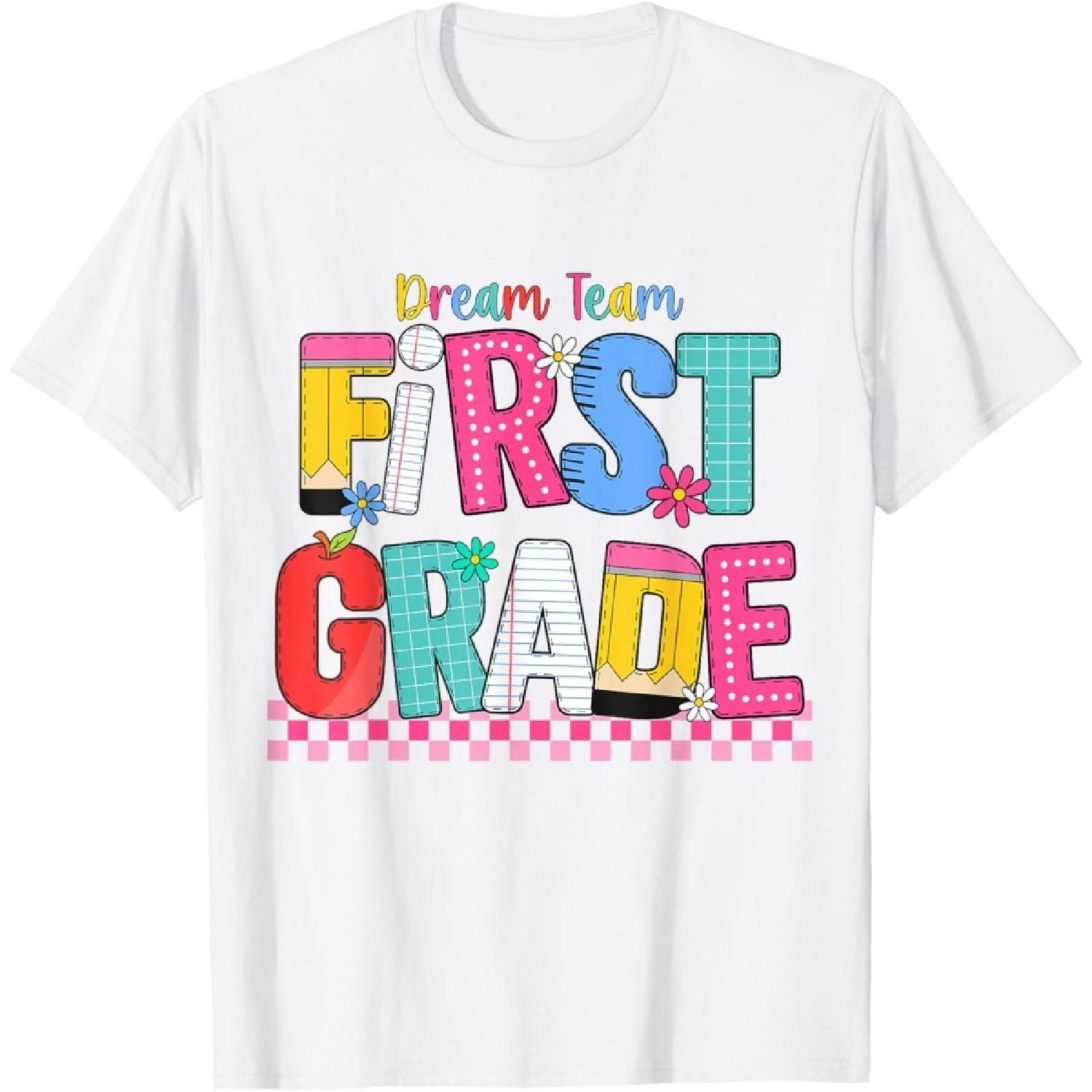 First Grade Dream Team Back to School Elementary Teacher T-Shirt XXXXXL білий
First Grade Dream Team Back to School Elementary Teacher T-Shirt XXXXXL білий