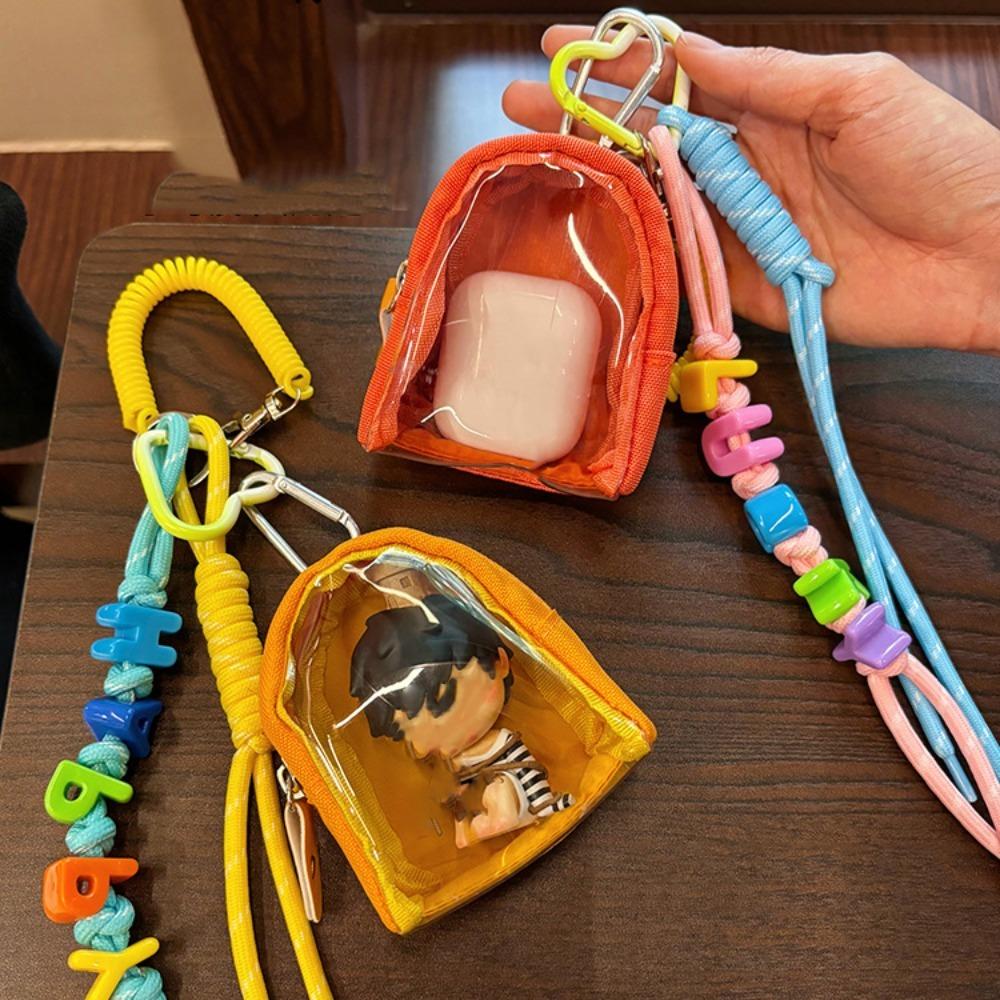 With Keychain Mini Outdoor Doll Bag Earphone Storage Badge Display Bag Doll Storage Pouch Earphone жовтий
With Keychain Mini Outdoor Doll Bag Earphone Storage Badge Display Bag Doll Storage Pouch Earphone жовтий