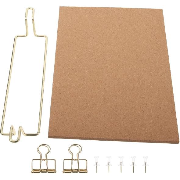 TOYANDONA Cork Board Bulletin Board with Metal Stand, 12.6x9 Inch Notice Message Pin Board, Desktop Memo Board, Perfect for Home Office School Decor
TOYANDONA Cork Board Bulletin Board with Metal Stand, 12.6x9 Inch Notice Message Pin Board, Desktop Memo Board, Perfect for Home Office School Decor